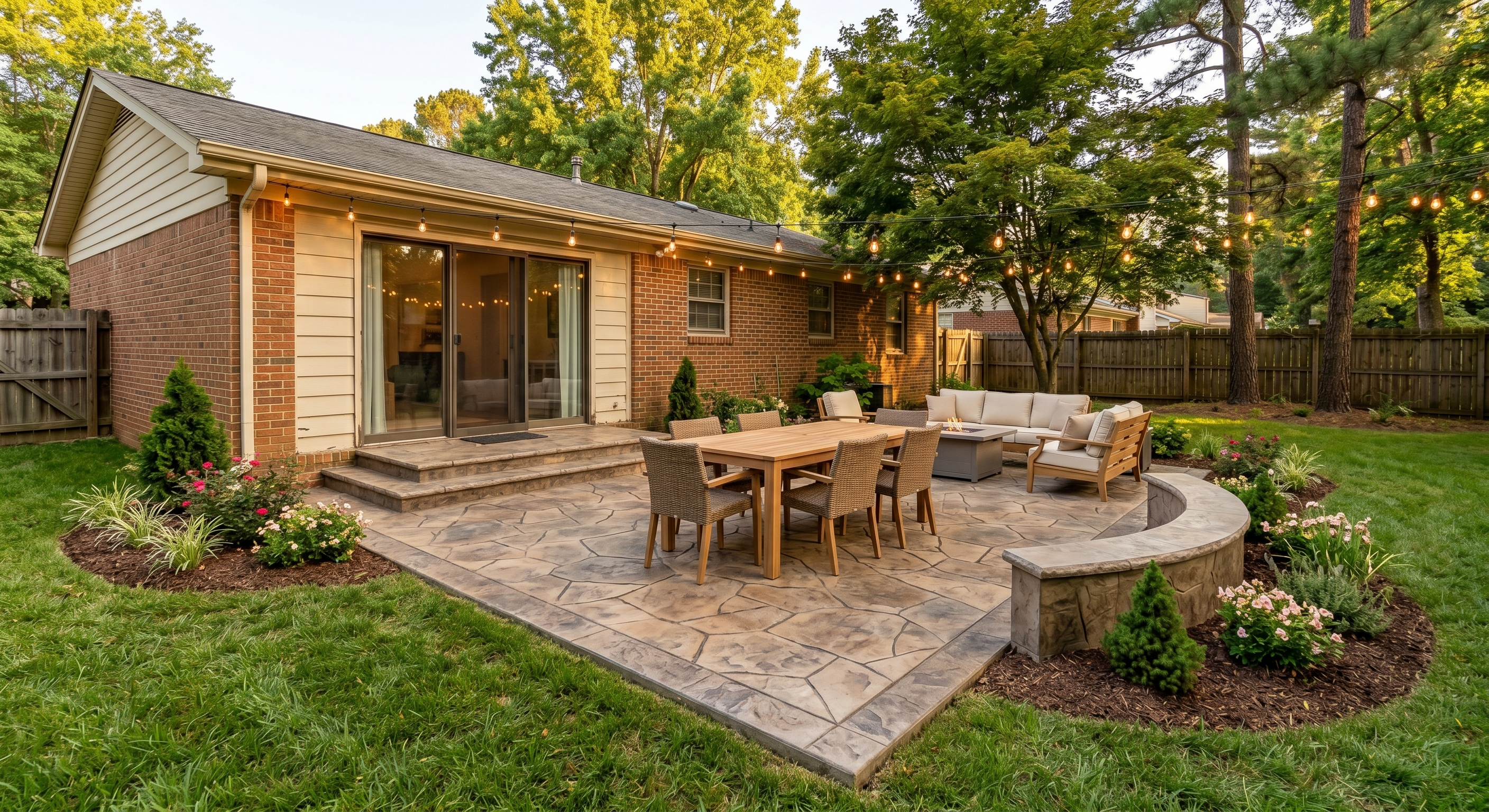 Petersburg after Backyard Patio